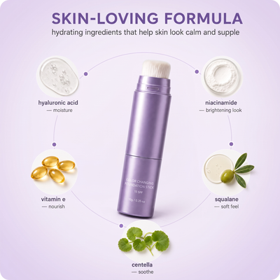 Vigewell 2 in 1 colour changing foundation stick