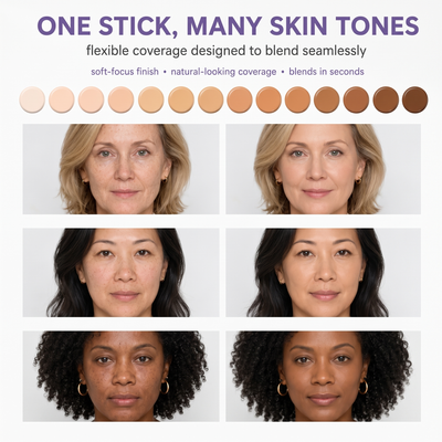 Vigewell 2 in 1 colour changing foundation stick