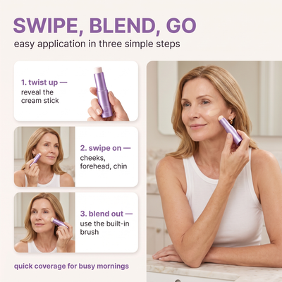 Vigewell 2 in 1 colour changing foundation stick