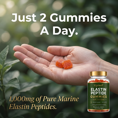 Elastin Peptide Skin Tightening Gummies