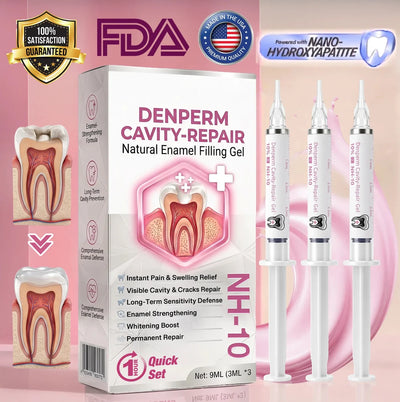 Cavity-Repair Natural Enamel Tooth Filling Gel