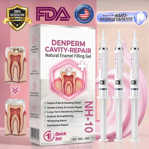 Cavity-Repair Natural Enamel Tooth Filling Gel