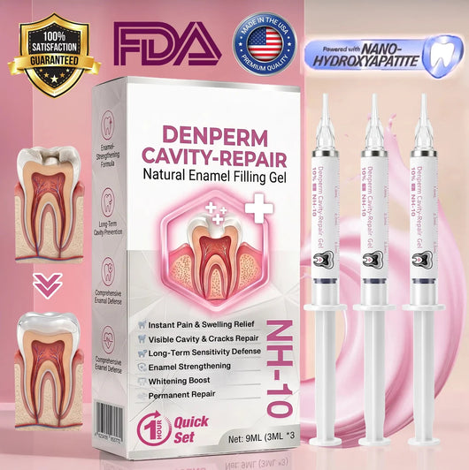 Cavity-Repair Natural Enamel Tooth Filling Gel