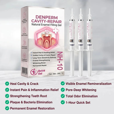 Cavity-Repair Natural Enamel Tooth Filling Gel