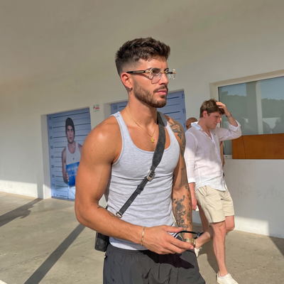 Rimless Diamond-Cut Sunglasses