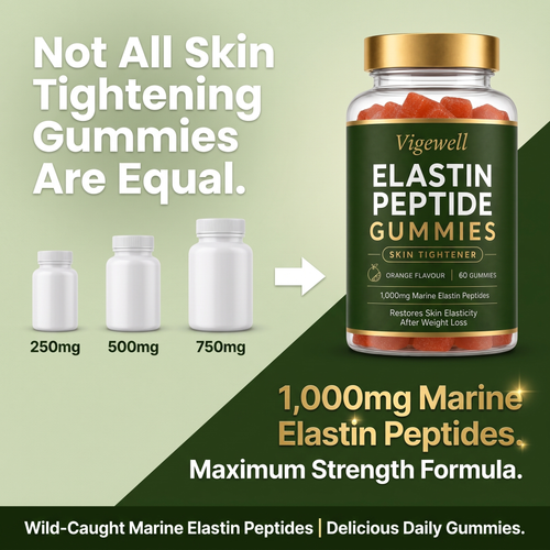 Elastin Peptide Skin Tightening Gummies