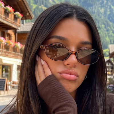 MIRA RETRO OVAL SUNGLASSES