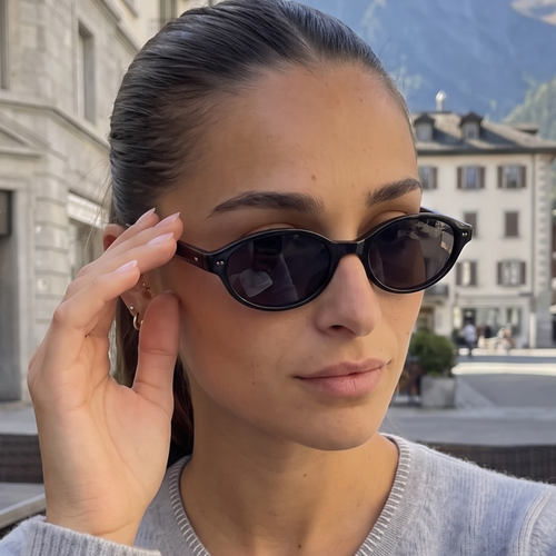 MIRA RETRO OVAL SUNGLASSES
