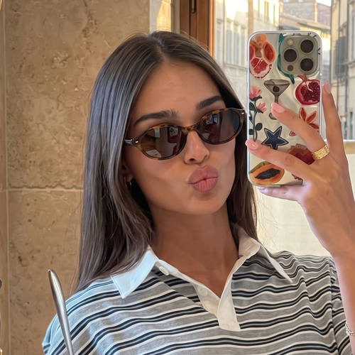 MIRA RETRO OVAL SUNGLASSES